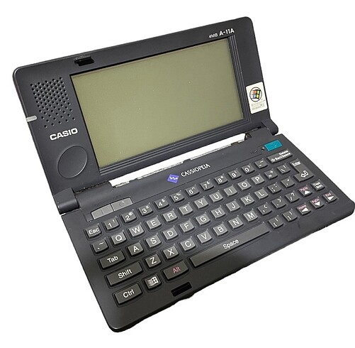 CASİO 4 MB A-11A RARE PDA 1996 WİNDOWS CE