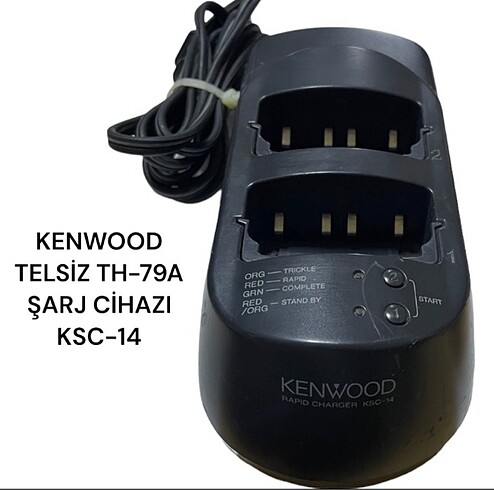 KENWOOD TELSİZ TH-79A ORJİNAL ŞARJ CİHAZI KSC-14