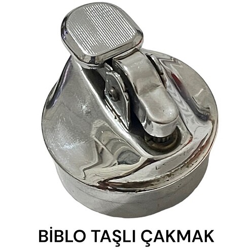 BİBLO KROM TAŞLI GAZLI ÇAKMAK