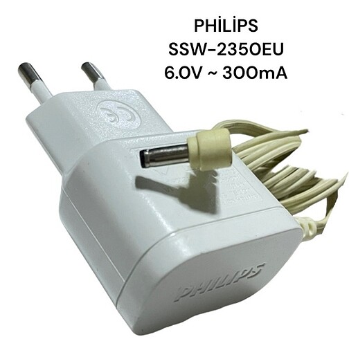PHİLİPS SSW-2350EU 6.0V ~ 300mA ORJİNAL ADAPTÖR 