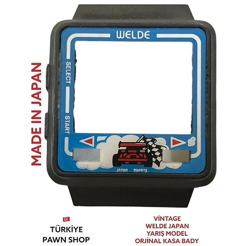 WELDE RACE CAR ATARİLİ KOL SAATİ KASASI BODY