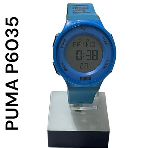 PUMA P6035 ORJİNAL DİJİTAL MAVİ KOL SAATİ