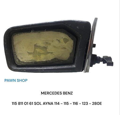 MERCEDES BENZ ORJİNAL ÇIKMA AYNA 115 811 01 61 SOL AYNA A114 - 1