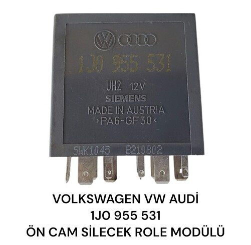 VOLKSWAGEN VW AUDİ 1J0 955 531 ÖN CAM SİLECEK ROLE MODÜLÜ