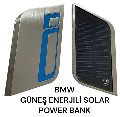 BMW 10.000mAh GÜNEŞ ENERJİLİ SOLAR POWER BANK