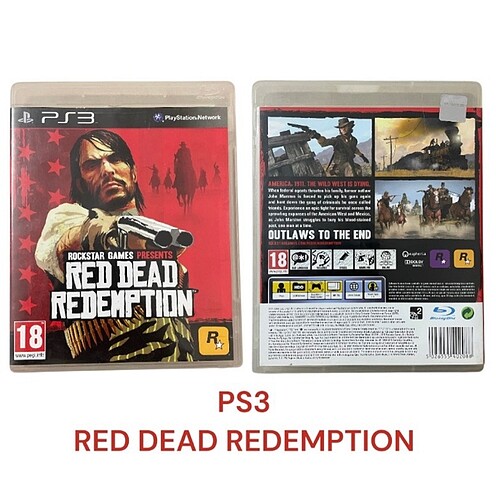 PS3 RED DEAD REDEMPTION PLAYSTATİON 3 ORJİNAL OYUN 5026555402088