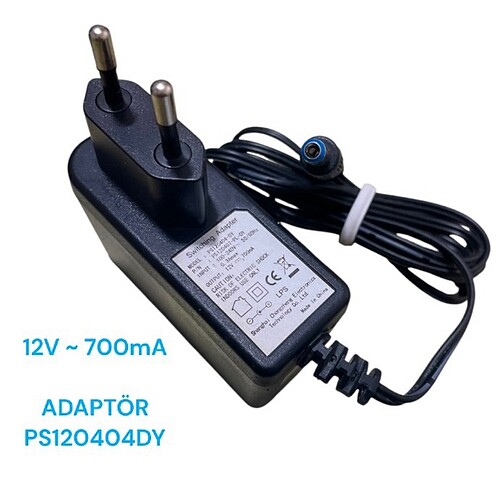 12V ~ 700mA PS120404-DY ADAPTÖR GÜÇ KAYNAĞI GÜNCEL FİYAT İÇİN 