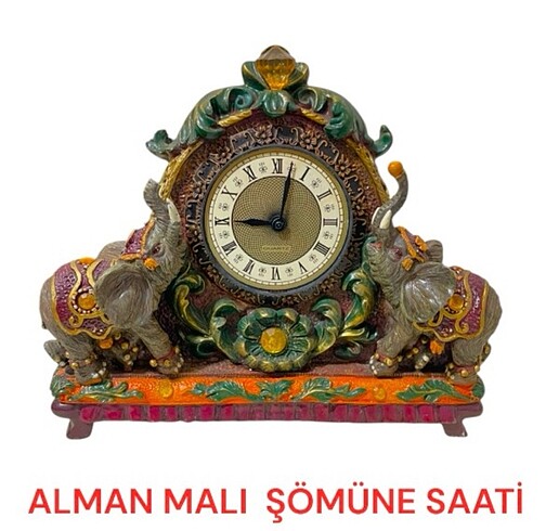 ALMAN MALI QUARTZ MAKİNA ŞÖMÜNE SAATİ ART NR 521 / 4245 HALİYLE 