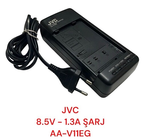 JVC KAMERA ŞARJ ADAPTÖRÜ ORJİNAL AA-V11EG / 8.5V - 1.3A JAPAN