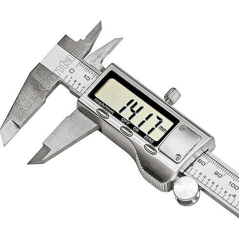 DİJİTAL KUMPAS PASLANMAZ ÇELİK GÖVDE 150 x 0,01 Mm KUTULU