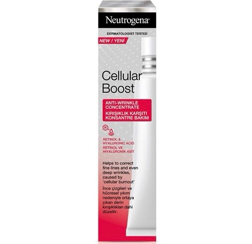 Neutrogena Cellular Boost Kırışıklık Karşıtı Konsantre Bakım Ser