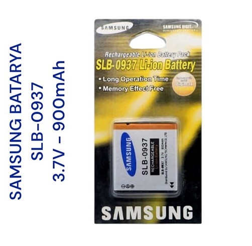 SAMSUNG BATARYA SLB-0937 3.7V - 900mAh DİJİTAL KAMERA