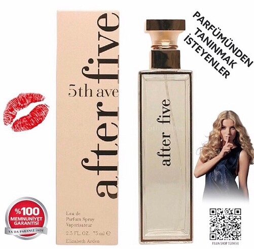 ELİZABETH ARDEN 5th AVENUE AFTER FİVE EDP 75 Ml BAYAN PARFÜMÜ OR