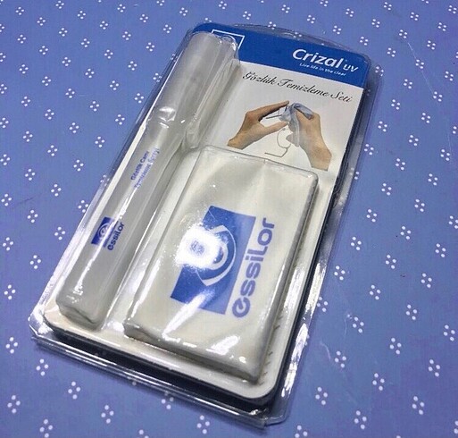CRİZAL UV & GÖZLÜK TEMİZLEME SETİ SIFIR ÜRÜN