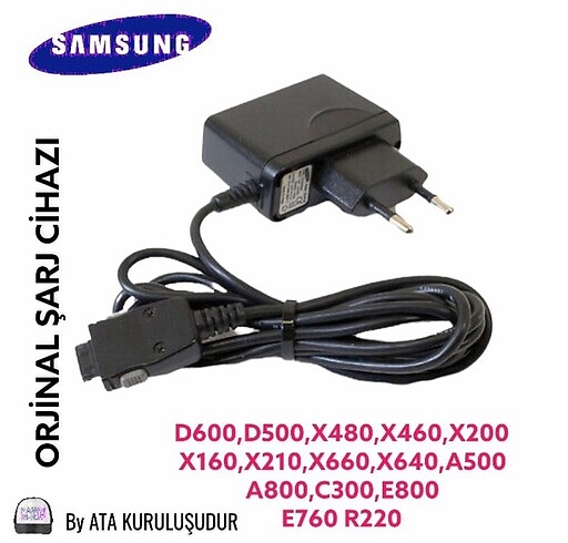 SAMSUNG TAD037EBE AC ŞARJ ALETİ CİHAZI 5V 0.7A ORJİNAL ŞARJ POW