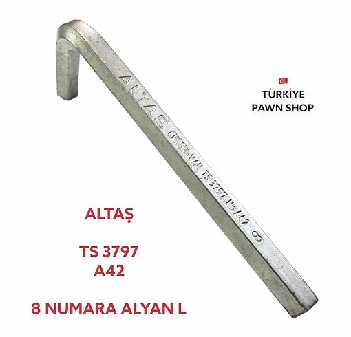 ALTAŞ TS 3797 A42 8 NUMARA ALYAN L ANAHTAR