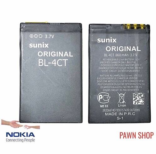 NOKİA BL-4CT 860mAh 3.7A CEP TELEFON BATARYASI