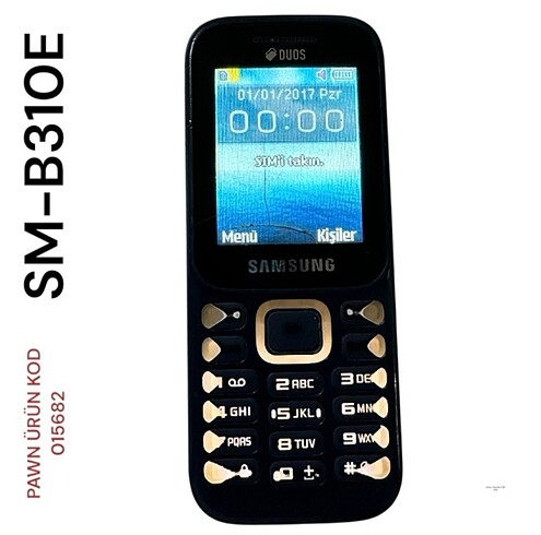 SAMSUNG SM-B3120E TUŞLU ÇİFT SİM KART ÖZELLİKLİ CEP TELEFON