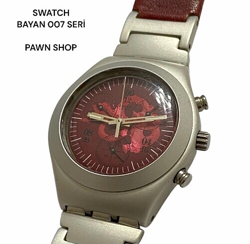 SWATCH İRONY CRONO BAYAN JAMES BOND 007 SERİSİ KOL SAATİ