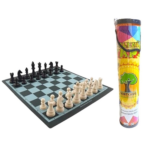 OKUL SATRANÇ TAKIMI (BÜYÜK BOY 9,5 ÇAP YÜKSEKLİK 47 CM)