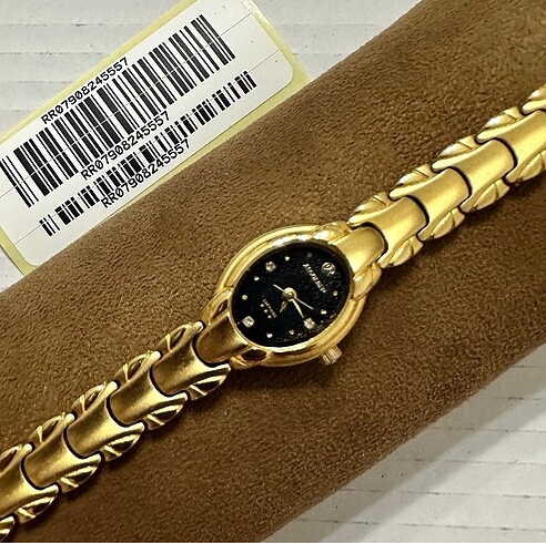 ASGOLDEN ALTIN KAPLAMA QUARTZ RENK ATMAZ BİLEKLİK MODEL BAYAN SA