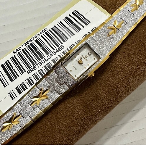 ASGOLDEN ALTIN KAPLAMA QUARTZ RENK ATMAZ BİLEKLİK MODEL BAYAN SA