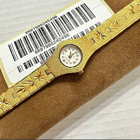 ASGOLDEN ALTIN KAPLAMA QUARTZ RENK ATMAZ BİLEKLİK MODEL BAYAN SA