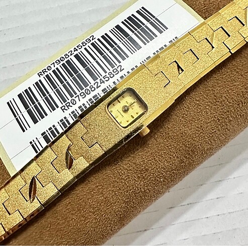 ASGOLDEN ALTIN KAPLAMA QUARTZ RENK ATMAZ BİLEKLİK MODEL BAYAN SA
