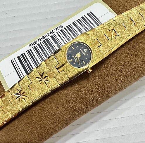 ASGOLDEN ALTIN KAPLAMA QUARTZ RENK ATMAZ BİLEKLİK MODEL BAYAN SA