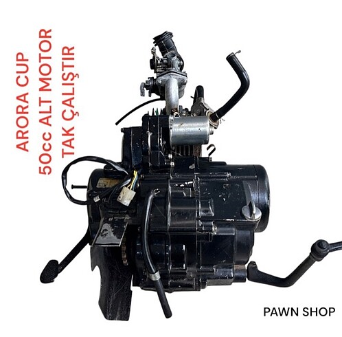 Beden ARORA SAFARİ CUP 50cc 80cc ALT MOTOR TAK ÇALIŞTIR ORJİNAL KELLE