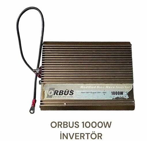ORBUS 12V ~ 220V / 1000W WATT İNVERTÖR