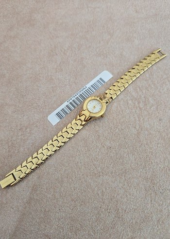 Golden Rose AS GOLDEN BİLEKLİK MODEL ALTIN KAPLAMA SAFİR CAM QUARTZ MAKİNA