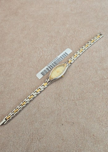 Golden Rose AS GOLDEN BİLEKLİK MODEL ALTIN KAPLAMA SAFİR CAM QUARTZ MAKİNA