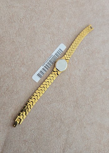  Beden AS GOLDEN BİLEKLİK MODEL ALTIN KAPLAMA SAFİR CAM QUARTZ MAKİNA