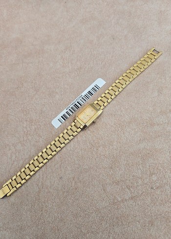 Golden Rose AS GOLDEN BİLEKLİK MODEL SAFİR CAM ALTIN KAPLAMA QUARTZ MAKİNA