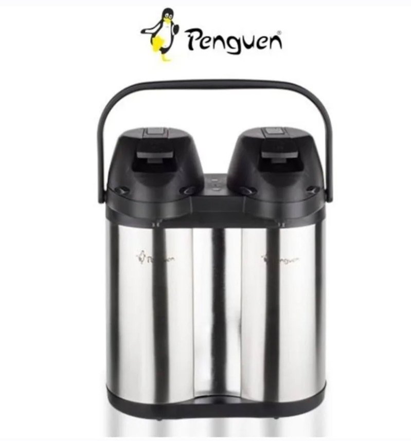 PENGUEN ÇELİK ÇAY TERMOSU ÇİFT KAT 3.8 LİTRE 1240XL PAWN - Görsel 2