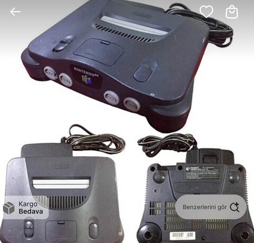 NINTENDO 64 CONTROL DECK NUS-001(USA) OYUN KONSÜLÜ NUS-001(USA) - Görsel 2