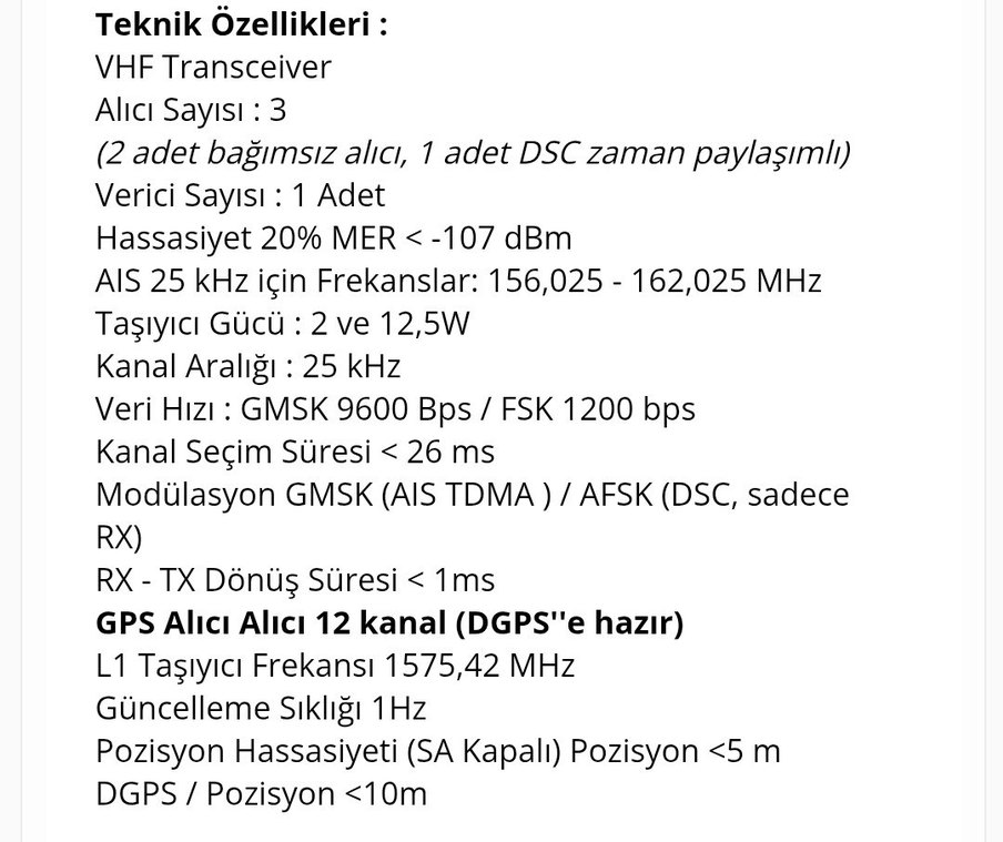 PAVO P450 AIS-B MARİN TEKNE YAT KONUM NAVİGASYON OTOMATİK - Görsel 3