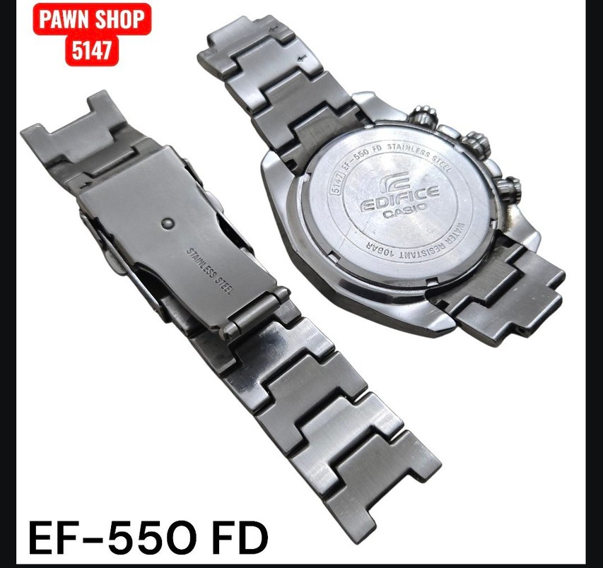 CASİO EDİFİCE 5147 EF-550 FD FULL FONKSİYONEL KOL SAATİ KARDON - Görsel 3