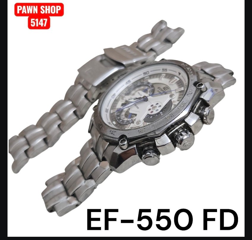 CASİO EDİFİCE 5147 EF-550 FD FULL FONKSİYONEL KOL SAATİ KARDON - Görsel 2
