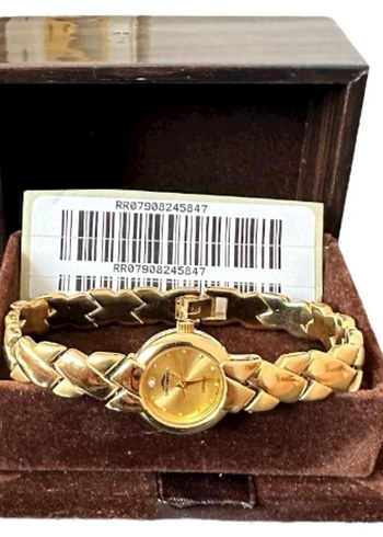 ASGOLDEN ALTIN KAPLAMA QUARTZ RENK ATMAZ BİLEKLİK MODEL BAYAN