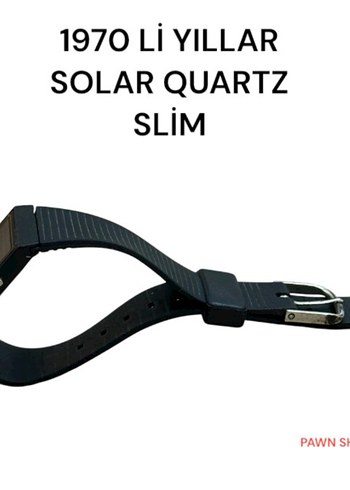 Diğer VİNTAGE 1970 Lİ YILLAR SOLAR QUARTZ SLİM DİJİTAL KOL SAATİ