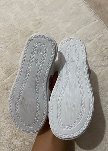 HelloBaby Kız Çocuk Beyaz Sandalet