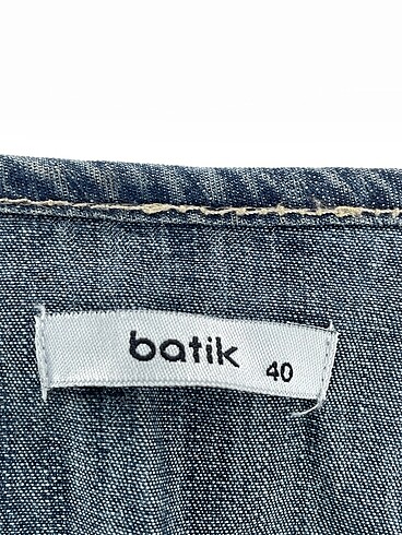 40 Beden mavi Renk Batik Kot Ceket %70 İndirimli.