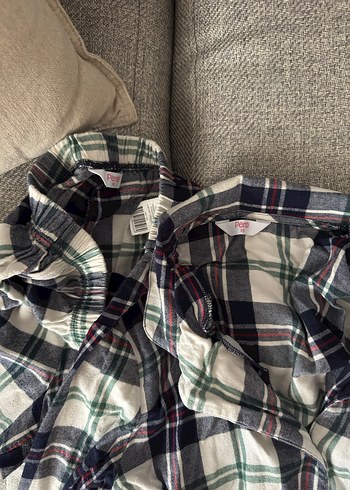xs Beden Penti Ekose Pijama Takımı