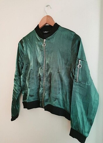 Diğer Yeşil parlak ceket 
