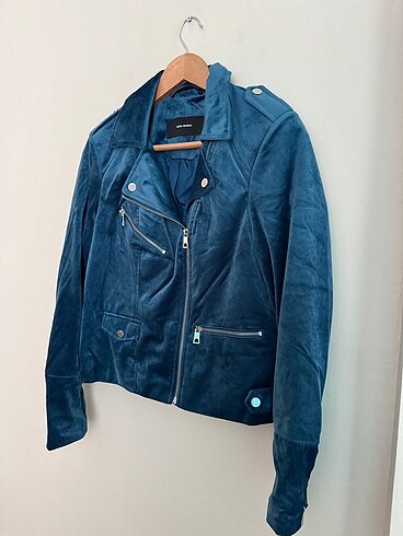 m Beden mavi Renk Vero Moda Kadife Blazer Ceket