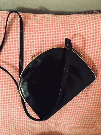 universal Beden siyah Renk Vintage kol çantası