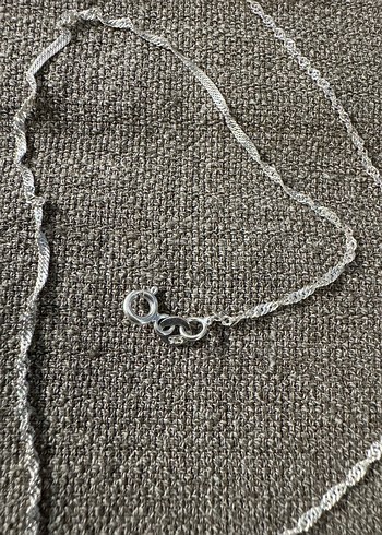 925 ayar gümüş kolye zinciri - Görsel 2