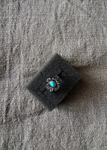 Gök kuşu motifli bohem yüzük - Görsel 3